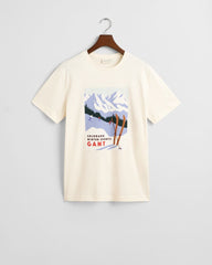 SEASONAL GRAPHIC T-SHIRT Cream / XS