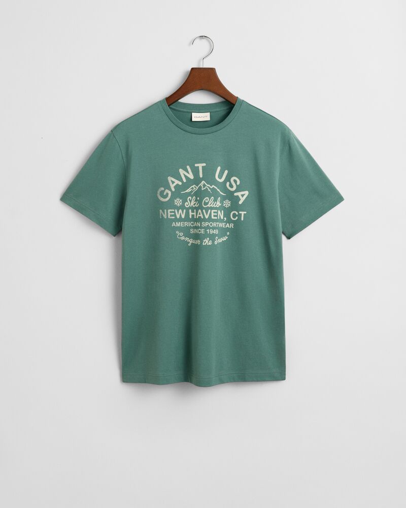 SEASONAL GRAPHIC T-SHIRT Green / XS