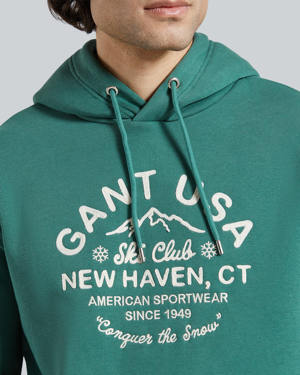 GRAPHIC HOODIE Green / L