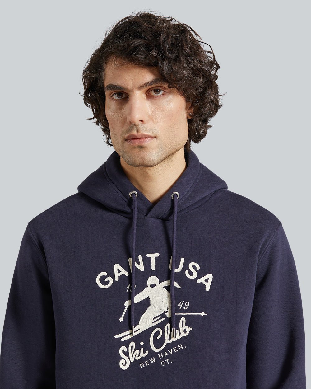 GRAPHIC HOODIE Blue / L