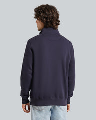 GRAPHIC HALF ZIP Blue / L
