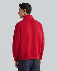 GRAPHIC HALF ZIP Red / L