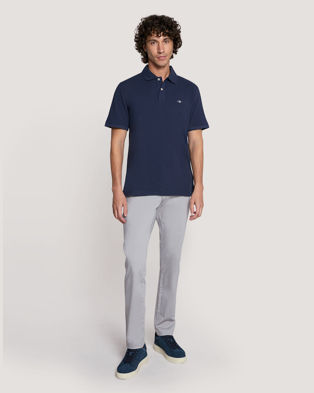 Shield Logo Ss Polo MARINE / M