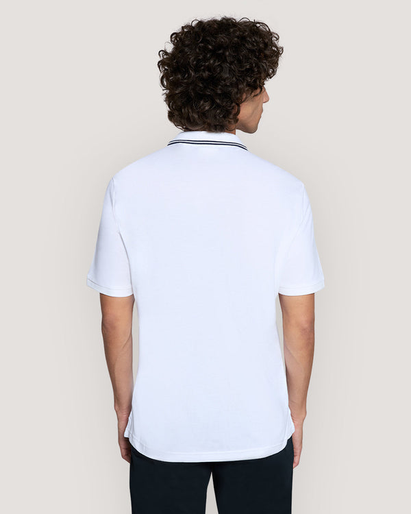 Tipping Collar Ss Polo White / M