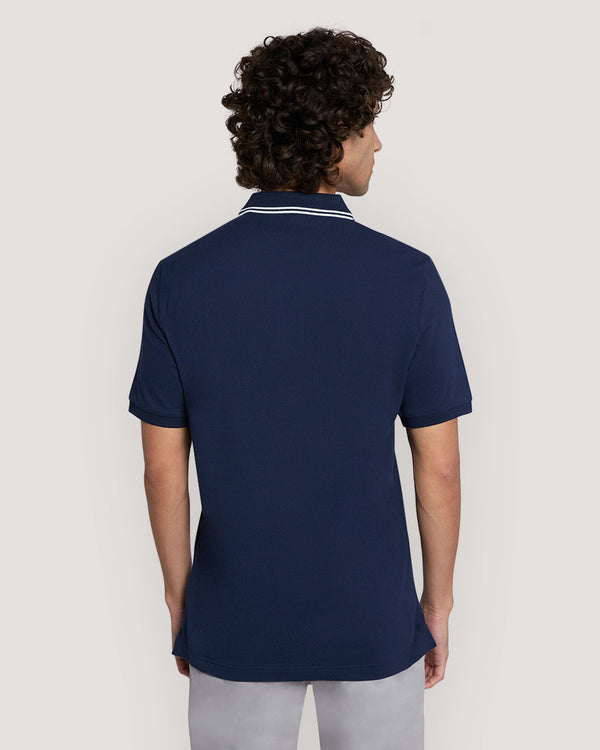 Tipping Collar Ss Polo MARINE / M