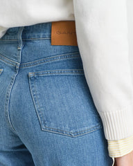 Straight Leg Jeans Blue / 27