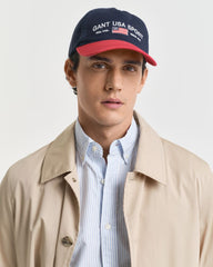 Contrast Washed Visor Cap Blue / OS