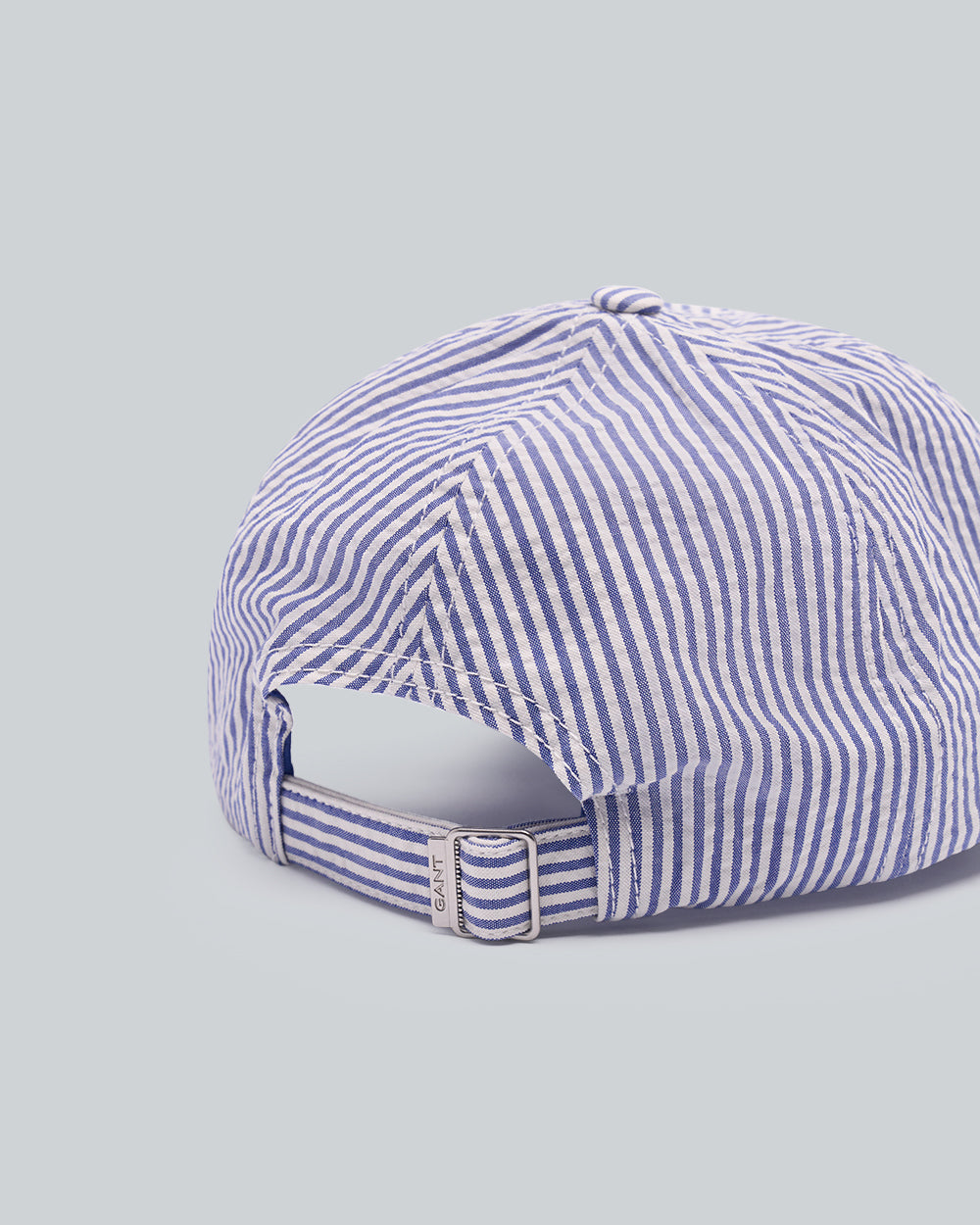 Striped Seersucker Cap Blue / OS