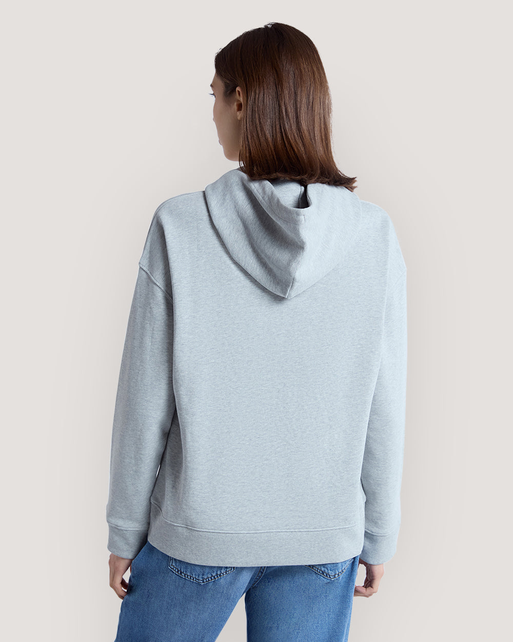 Embroidered Anchor Half-Zip Hoodie