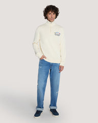 Nautical Flags Half-Zip Sweater Cream / M