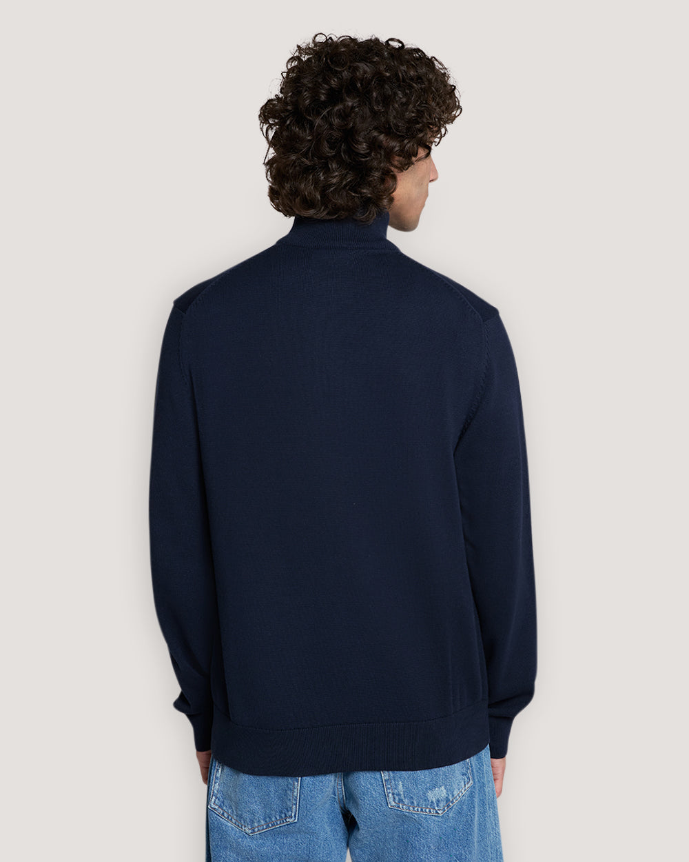 Nautical Flags Half-Zip Sweater