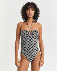 Monogram Print Swimsuit