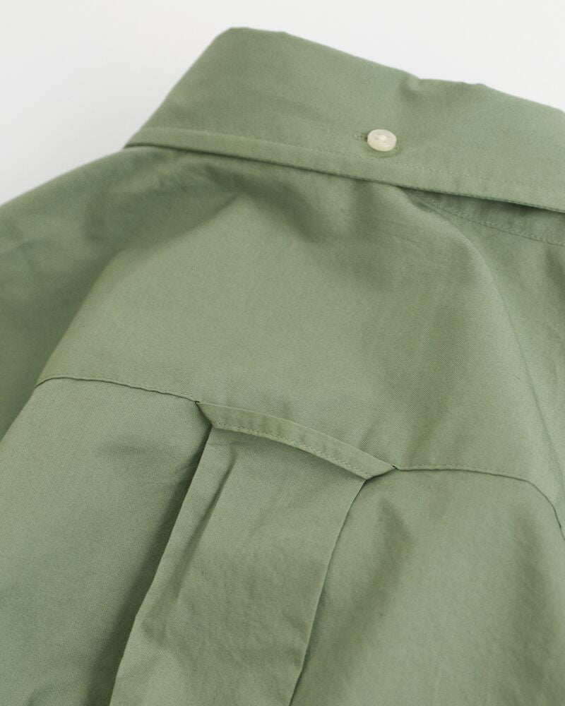 Regular Fit Classic Poplin Shirt Green / S