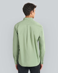 Regular Fit Classic Poplin Shirt Green / L