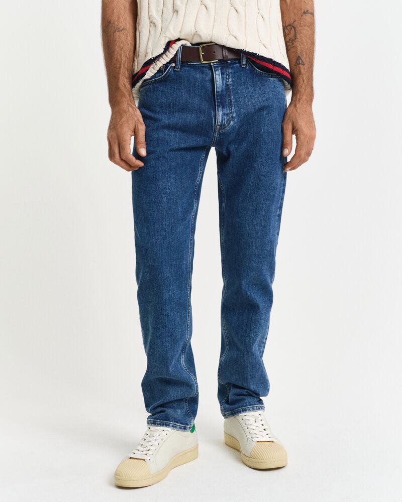 Regular Fit Clean Wash Jeans Blue / 30X32