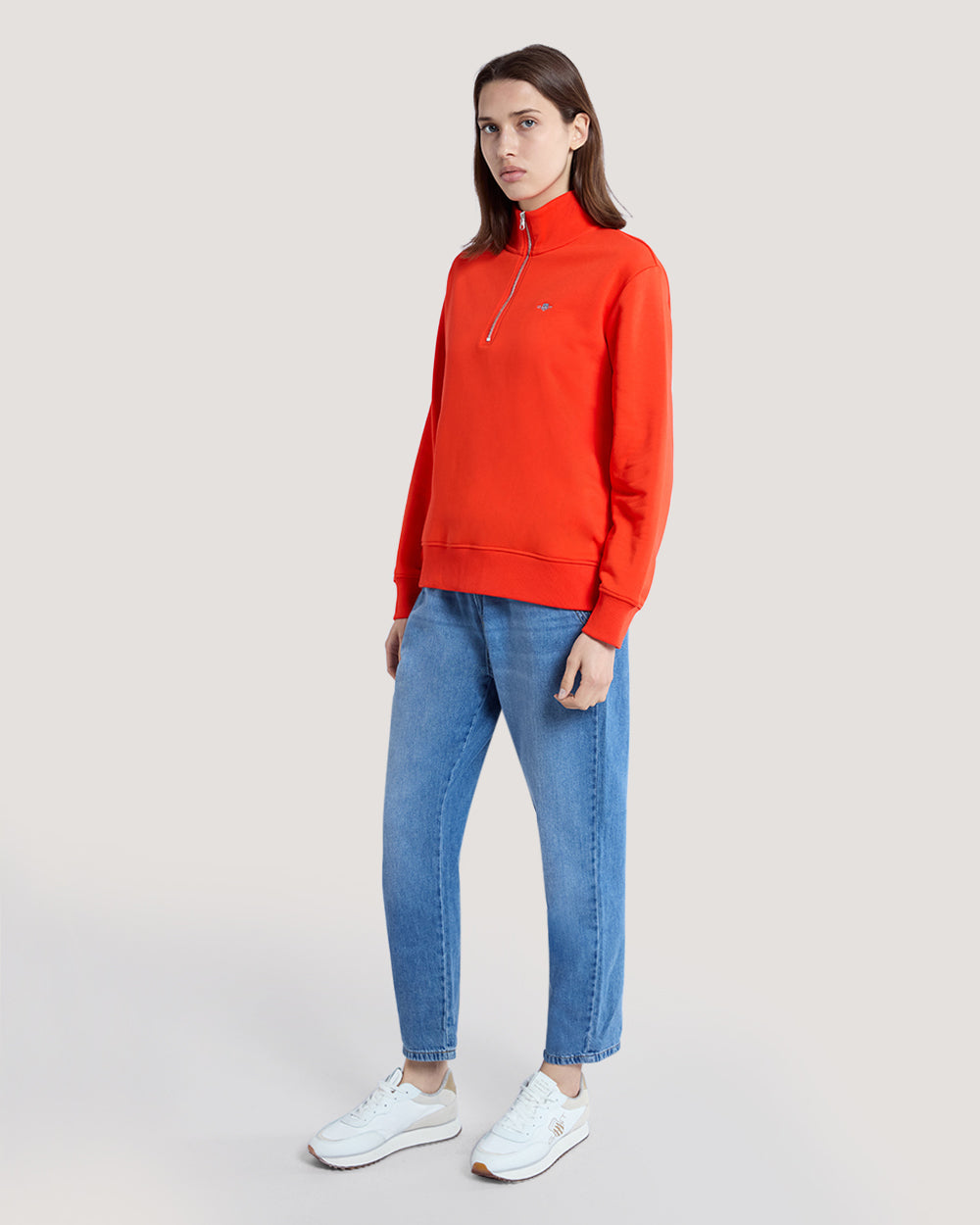 Shield Half Zip Sweatshirt Red / M