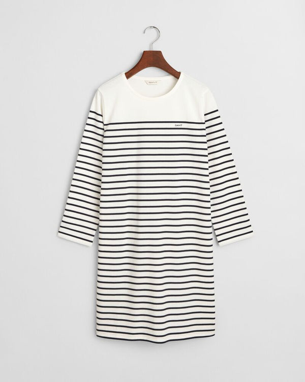 Breton Crew Neck Dress