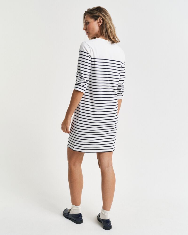 Breton Crew Neck Dress