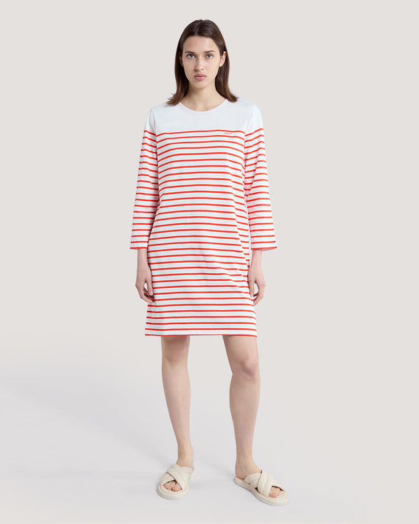 Breton Crew Neck Dress