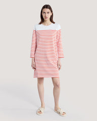 Breton Crew Neck Dress