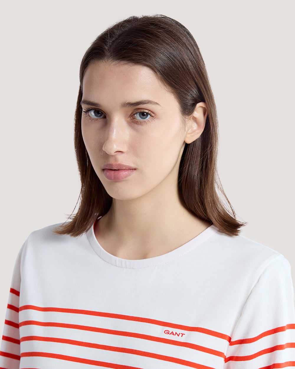 Breton Crew Neck Dress