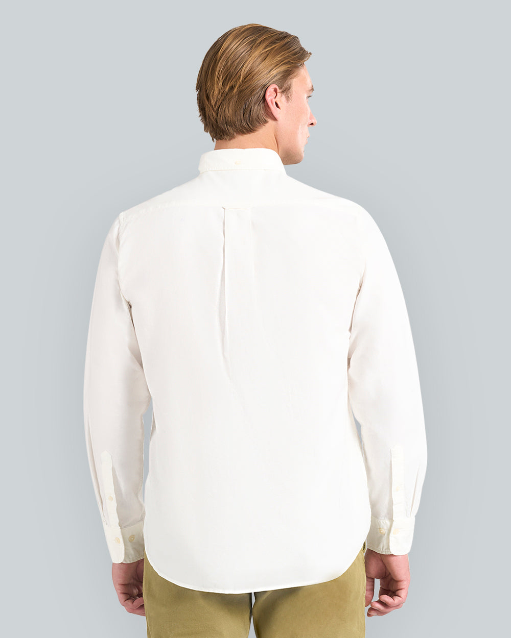 Regular Fit Garment-Dyed Archive Oxford Shirt White / L