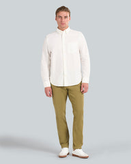 Regular Fit Garment-Dyed Archive Oxford Shirt White / L