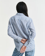 Relaxed Fit Striped Textured Shirt