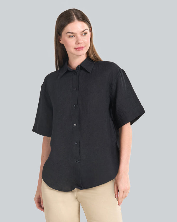 GANT LINEN RELAXED SS WOMEN’S SHIRT