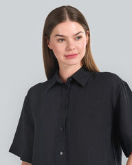 GANT LINEN RELAXED SS WOMEN’S SHIRT