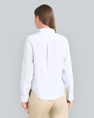 Regular Fit Striped Linen Shirt