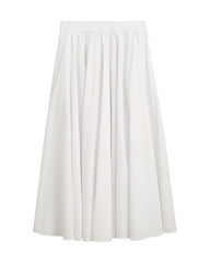 Cotton Midi Skirt