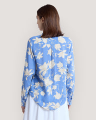 Tonal Striped Seersucker Skirt