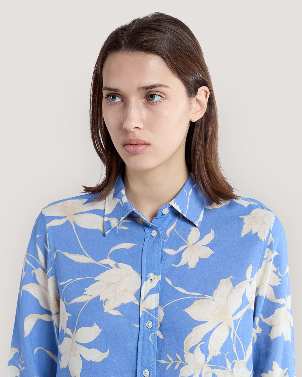 Tonal Striped Seersucker Skirt