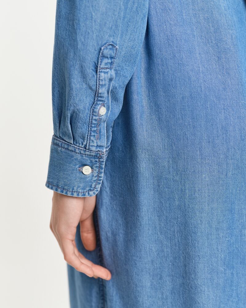 Chambray Shirt Dress Light Indigo / 32