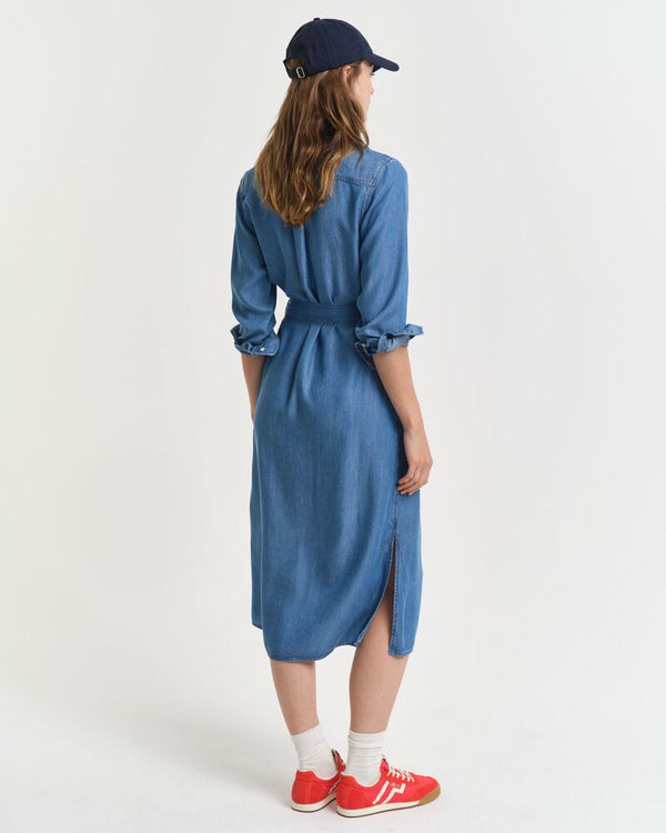 Chambray Shirt Dress