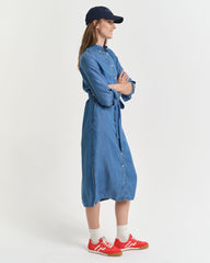 Chambray Shirt Dress Light Indigo / 32