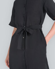 GANT REGULAR-FIT LINEN SS SHIRT DRESS