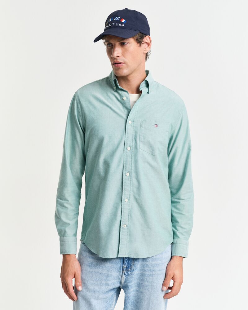 Regular Fit Classic Oxford Shirt Green / S