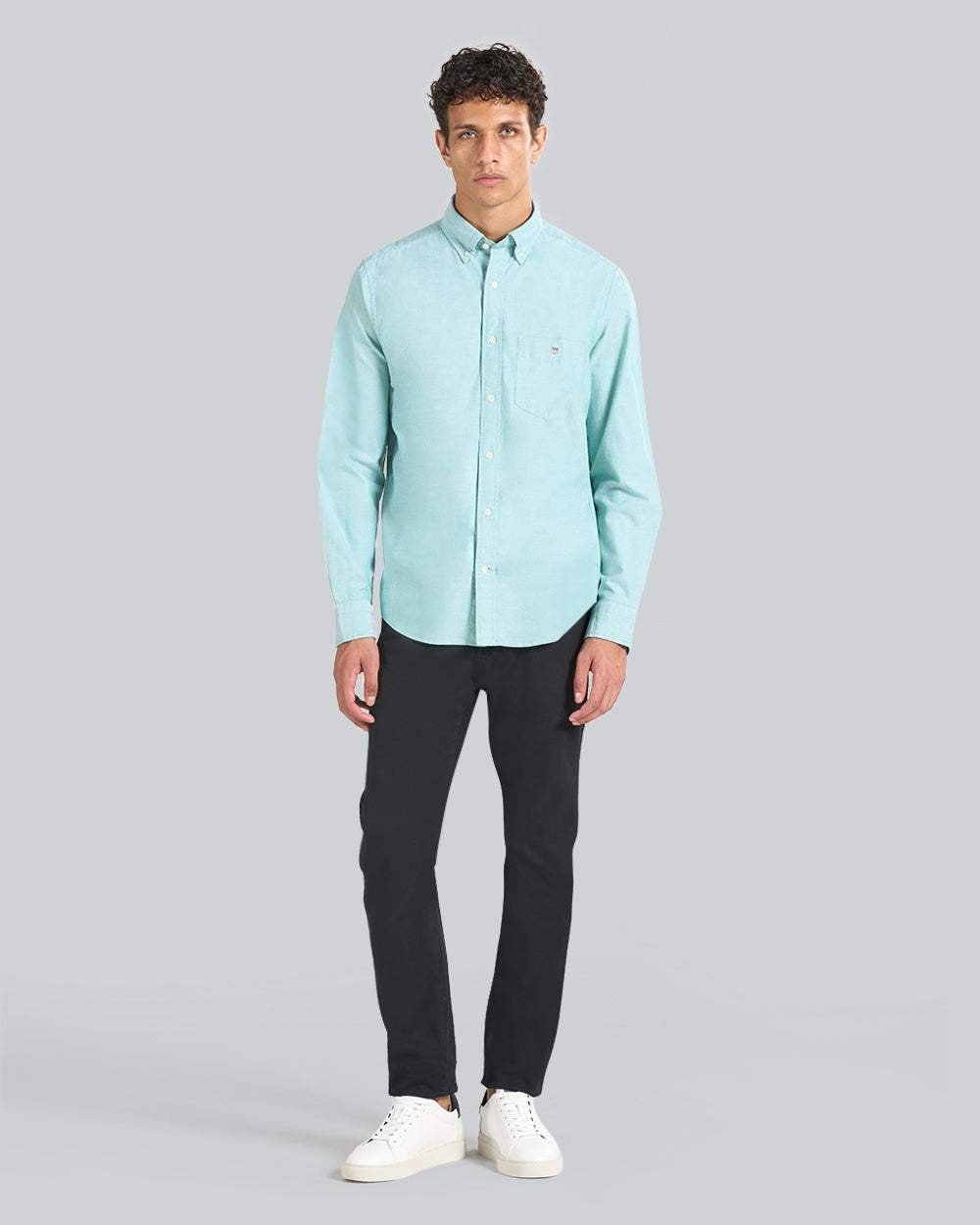 Regular Fit Classic Oxford Shirt Green / L