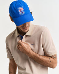 Contrast Piqué Polo Shirt Dry Sand / S