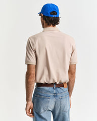 Contrast Piqué Polo Shirt Dry Sand / S