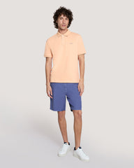 Contrast Piqué Polo Shirt Orange / M