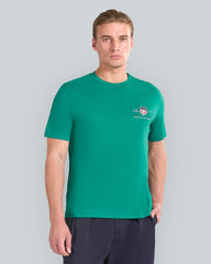 Embroidered Archive Shield T-Shirt Green / L