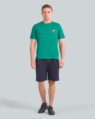 Embroidered Archive Shield T-Shirt Green / L