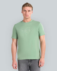 Tonal Shield T-Shirt Green / L