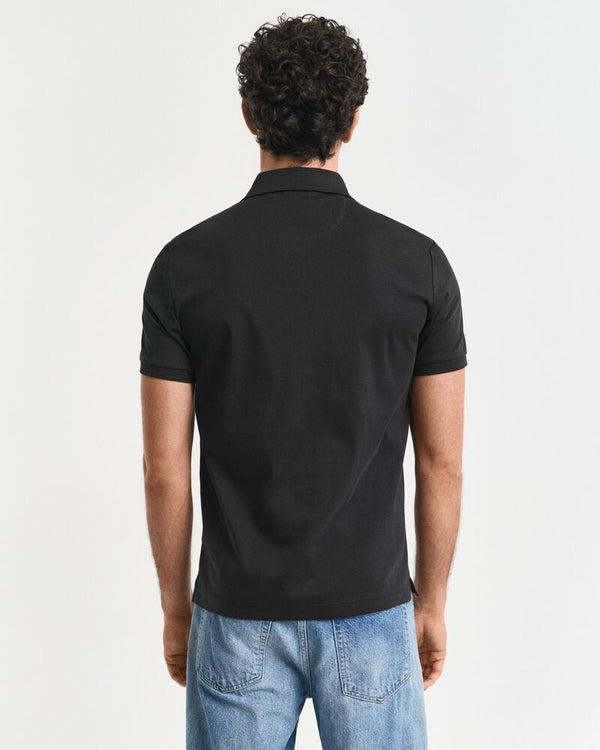 MERCERISED SS POLO Black / S