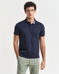 MERCERISED SS POLO Blue / S