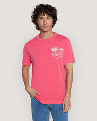 SUNFADED PRINTED TSHIRT Red / M