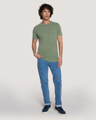 SLIM SUNFADED SS PIQUE TSHIRT Green / M